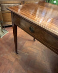 Edwardian Inlaid Mahogany 2 Drawer Writing Desk (SKU126)