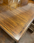 Edwardian Inlaid Mahogany 2 Drawer Writing Desk (SKU126)