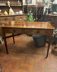 Edwardian Inlaid Mahogany 2 Drawer Writing Desk (SKU126)