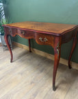 Vintage French Style Mahogany Serpentine Fronted Writing Desk (SKU129)