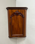 Victorian Mahogany Hanging Corner Cupboard (SKU232)