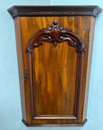 Victorian Mahogany Hanging Corner Cupboard (SKU232)