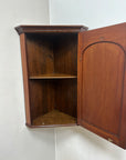 Victorian Mahogany Hanging Corner Cupboard (SKU232)