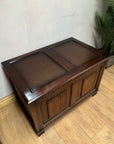 Vintage Linenfold Blanket Chest (SKU164)