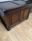 Vintage Linenfold Blanket Chest (SKU164)