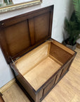 Vintage Linenfold Blanket Chest (SKU164)