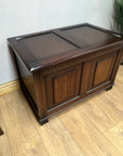 Vintage Linenfold Blanket Chest (SKU164)