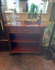 Vintage Mahogany Inlaid Bookcase With Drawer (SKU133)