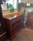 Vintage Mahogany Inlaid Bookcase With Drawer (SKU133)