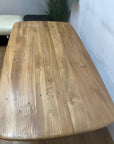 Vintage Ercol Refrectory Wooden Elm Dining Table (SKU34)
