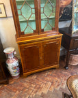 Yew Wood Display Cabinet Bookcase (SKU134)