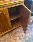 Yew Wood Display Cabinet Bookcase (SKU134)