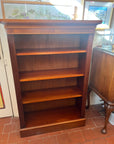 Vintage Mahogany Open Bookcase 4 Shelves (SKU131)