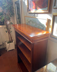 Vintage Mahogany Open Bookcase 4 Shelves (SKU131)
