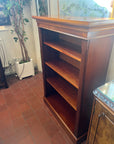 Vintage Mahogany Open Bookcase 4 Shelves (SKU131)