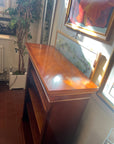 Vintage Mahogany Open Bookcase 4 Shelves (SKU131)
