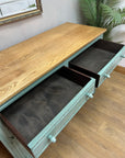 Vintage Oak Sideboard Green/White (SKU028)
