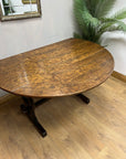Vintage Drop Leaf Wooden Dining Table (SKU24)