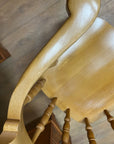 Solid Light Wood Captains Chair (SKU31)