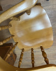 Solid Light Wood Captains Chair (SKU31)