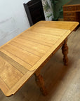 Vintage Oak Draw Leaf Extending Dining Table (SKU53)