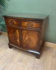Vintage Bevan Funnell Mahogany Serpentine Front Cocktail Cabinet (SKU69)