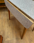 Mid Century Drop Leaf Dining Table Formica Top (SKU29)