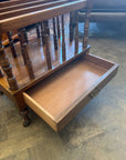 Antique Wooden Canterbury On Castors (SKU86)