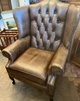 Vintage Chesterfield Wingback Armchair (SKU96)