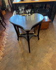 Antique Mahogany Heart Shape Console Table (SKU224)