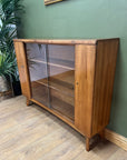 Mid Century Nathan Teak Glazed Bookcase (SKU134)