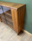 Mid Century Nathan Teak Glazed Bookcase (SKU134)