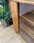 Mid Century Nathan Teak Glazed Bookcase (SKU134)