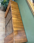 Mid Century Nathan Teak Glazed Bookcase (SKU134)