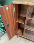 Mid Century Nathan Teak Glazed Bookcase (SKU134)