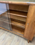 Mid Century Nathan Teak Glazed Bookcase (SKU134)