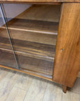 Mid Century Nathan Teak Glazed Bookcase (SKU134)