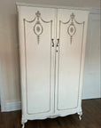 Vintage French Style Double Wardrobe (SKU159)