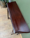 Narrow Mahogany Carved Console Table (SKU221)
