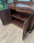 Antique Victorian Mahogany Chiffonier With Mirror (SKU053)