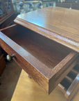 Oak Side Table / Magazine Rack and Single Drawer (SKU74)