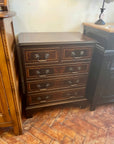 Vintage Mahogany Georgian Style Small Chest Drawers (SKU163)
