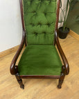 Antique Victorian Button-Back Armchair (SKU251)