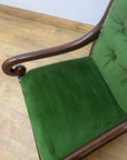 Antique Victorian Button-Back Armchair (SKU251)