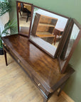 Vintage Stag Triple Mirror Dressing Table (SKU162)