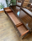 Vintage Stag Triple Mirror Dressing Table (SKU162)