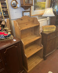 Vintage Solid Pine Waterfall Freestanding Bookcase (SKU126)