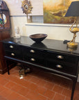 Vintage Stag Sideboard Chest Black (SKU92)