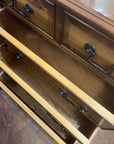 Vintage Yew Wood Small Chest Drawers (SKU167)