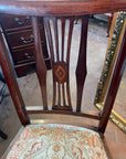 Antique Victorian Inlaid Low Seated Chair (SKU168)